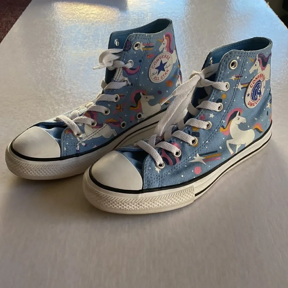 CONVERSE Unicons Youth Printed Hi Tops Size 3